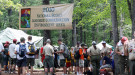 Scouts and their leaders at a Boy Scout Jamboree, courtesy of Chris Poulin, US Fish and Wildlife Service 