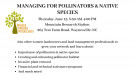 Women's Pollinator Management Workshop Flier
