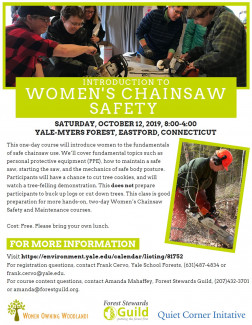 Introduction to Women's Chainsaw Safety
