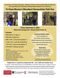 Flyer for Tri State Women's Field Day